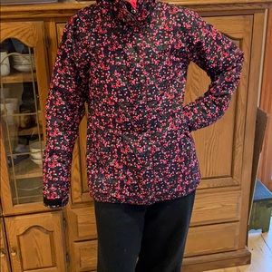 Roxy women’s winter coat flower pink